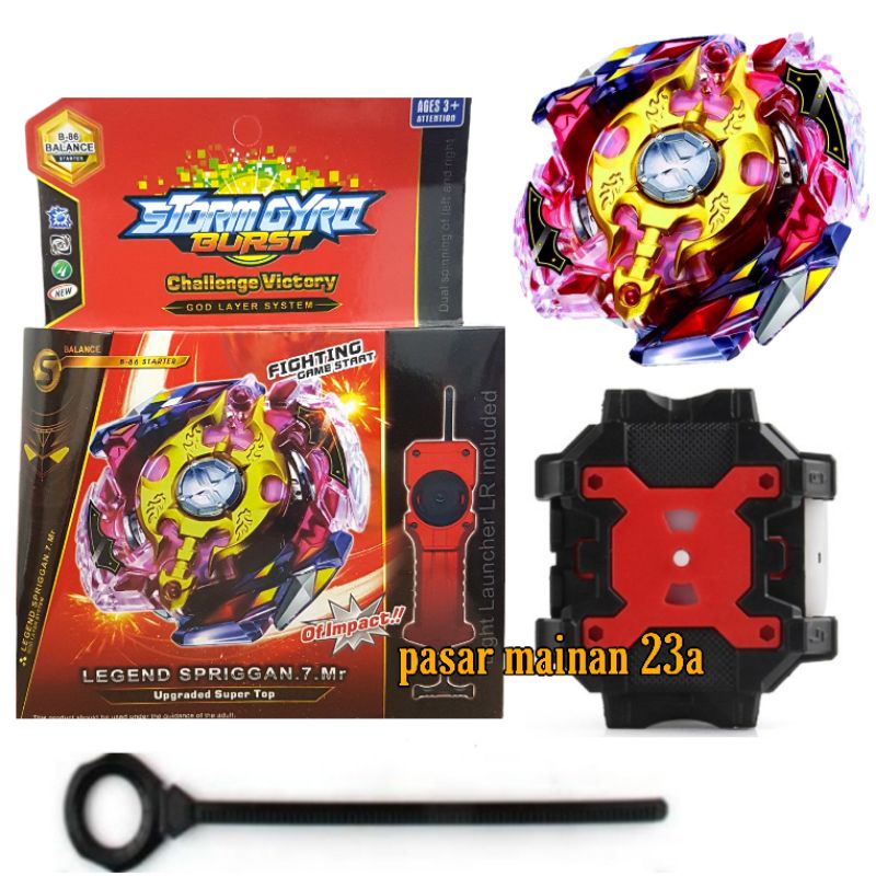 Mainan Gangsing Beyblade Burst Lagend Sprigan Lost Logius Flare Lord