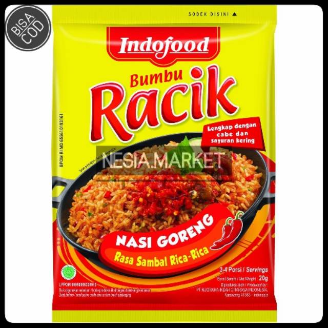 Indofood Bumbu Racik Nasi Goreng Rasa Sambal Rica-Rica