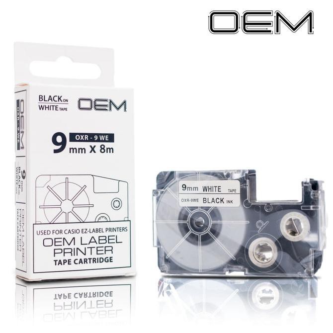 

Oem Tape Ez Label Casio 9Mm Black Ink White (Oxr-9We) (Kode 001)