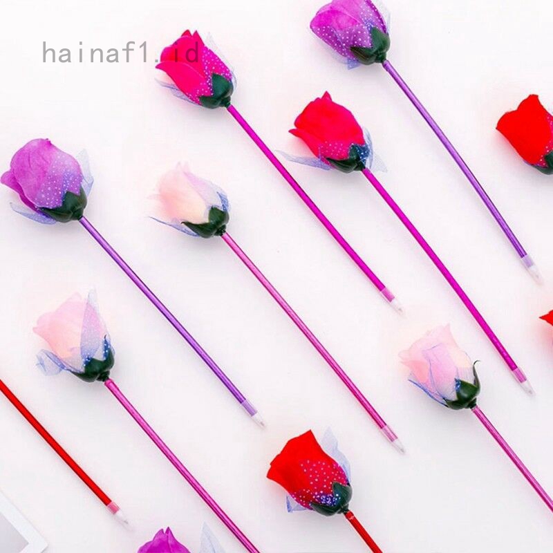 Hainaf1 Bolpen Bentuk Bunga Mawar Kartun Kreatif Untuk Hadiah Anak Shopee Indonesia