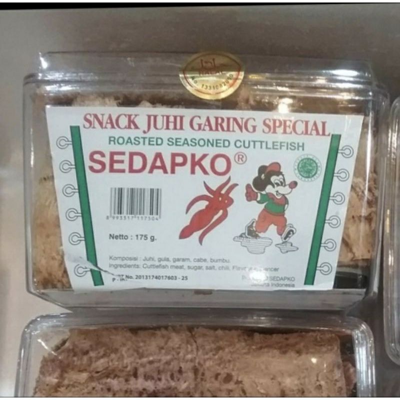 

SEDAPKO 175gr Snack Cumi Garing Snack Juhi Kering Abon Juhi