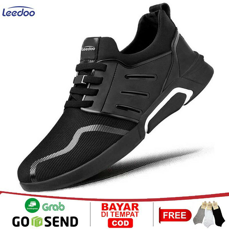 Leedoo Sepatu Pria Casual Kerja Simple F15