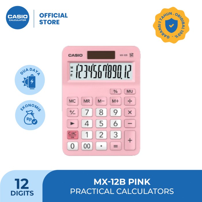 

Casio Value Series Calculator Mx-12B