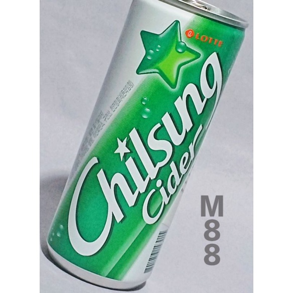 

Lotte- Chilsung Cider 250ml (minuman Soda Korea rasa Lemon)
