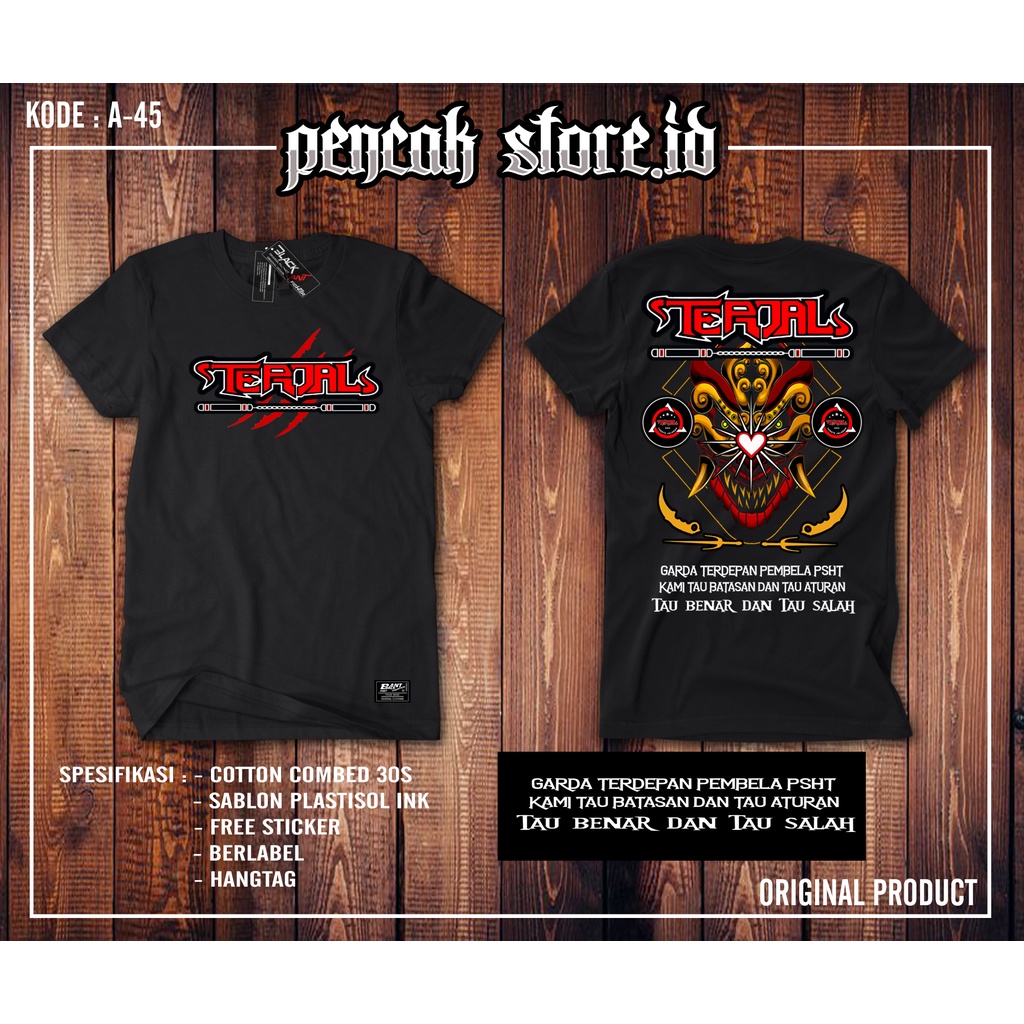 kaos terjal (PSHT) murah kualitas distro kaos psht keren kaos psht terbaru kaos murah best seller