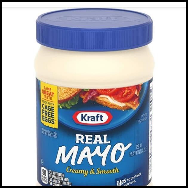 

Produk Terbaru - Kraft Real Mayo Mayonaise Smooth & Creamy 887Ml