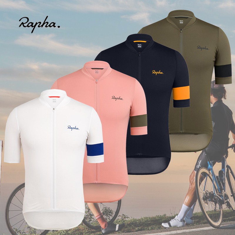 HB772 RAPHA Kaos Jersey Sepeda Gunung Profesional Lengan Pendek Bahan Quick Dry
