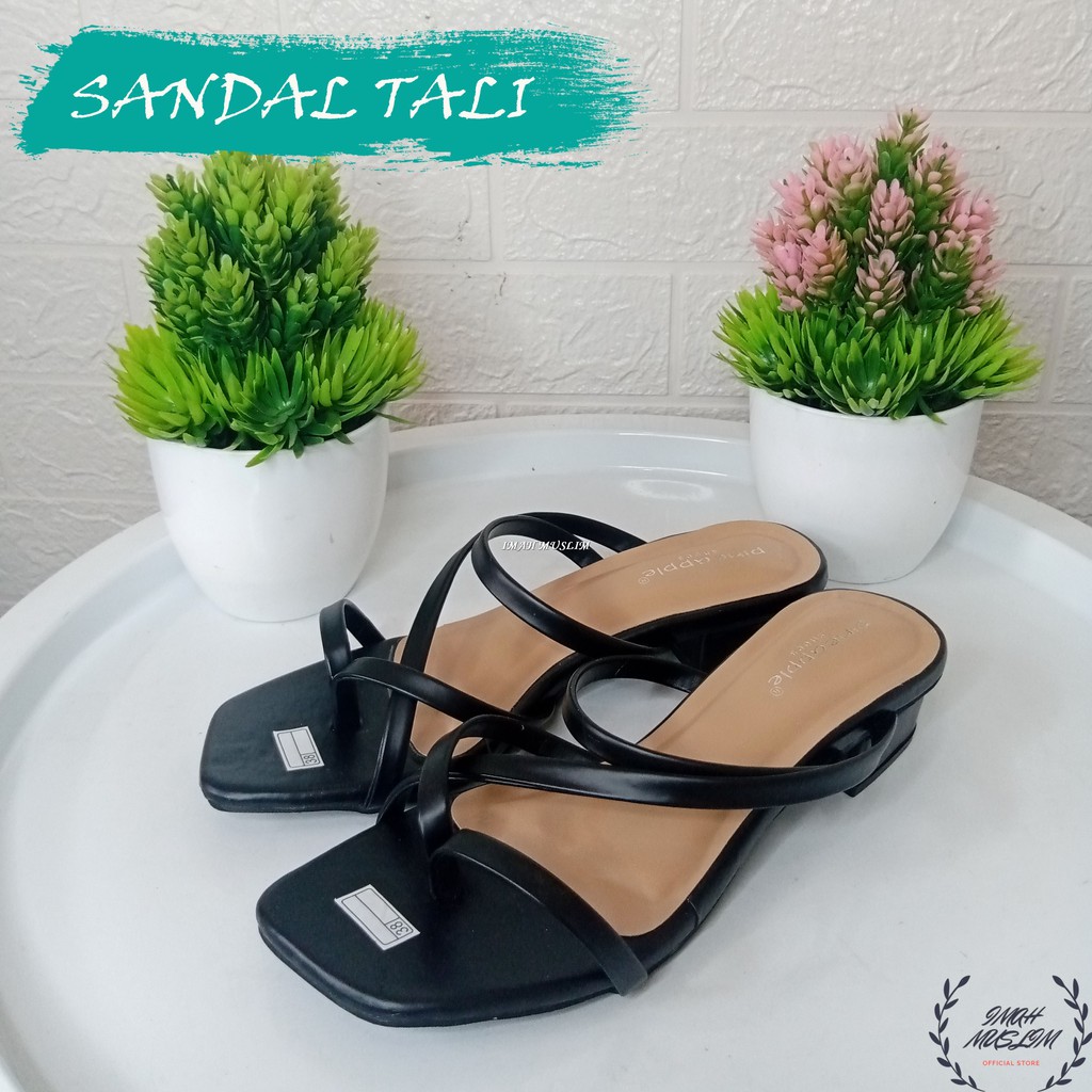 SENDAL WANITA SANDAL PINEAPPLE ORI JEPIT TALI HEELS STYLISH BISA COD