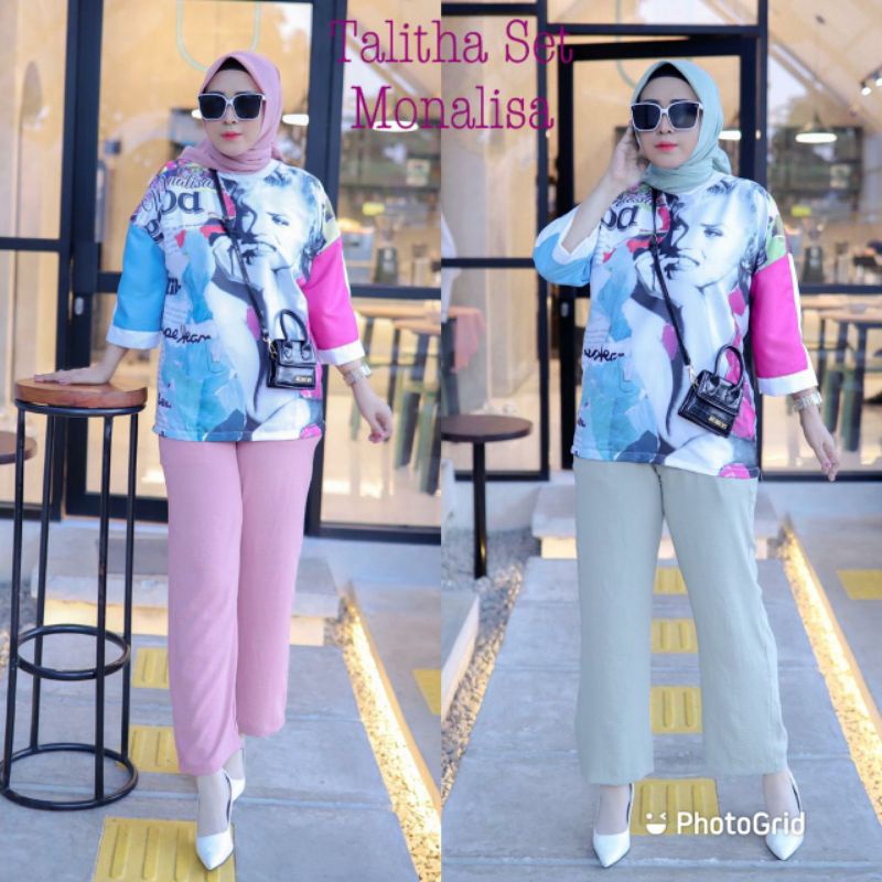 ONE SET TALITHA BY MONALISA FASHION OUTFIT ORIGINAL