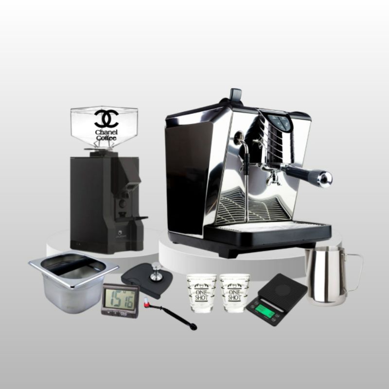 Paket Mesin Kopi Espresso Simonelli Oscar II With Grinder Eureka Mignon Manuale + Tools