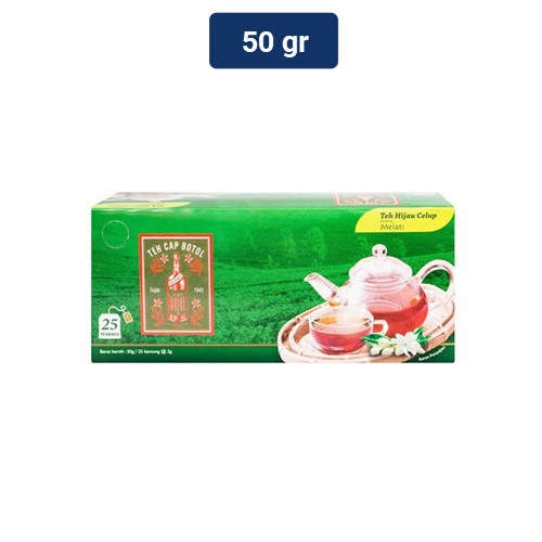 

Teh Cap Botol Hijau Celup 50 gr