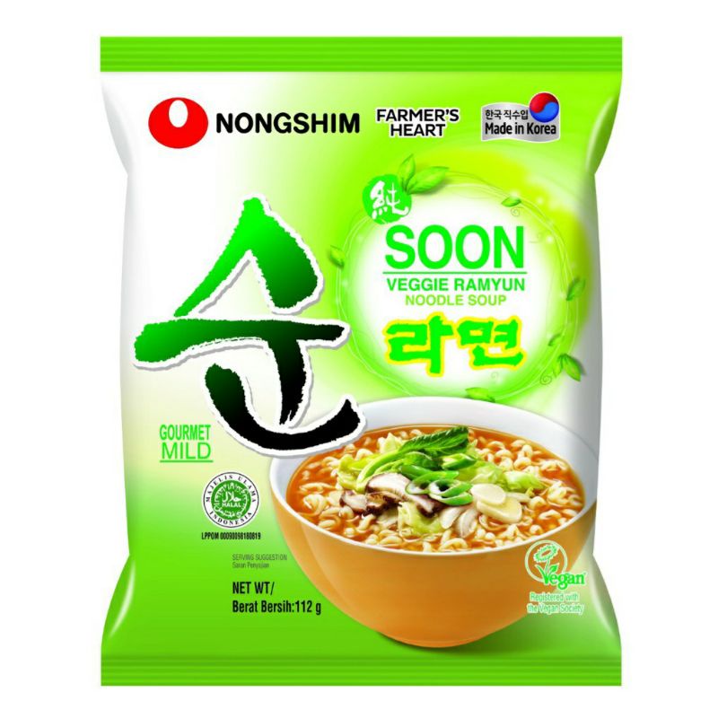 

Nongshim Soon Veggie Ramyun 112 g