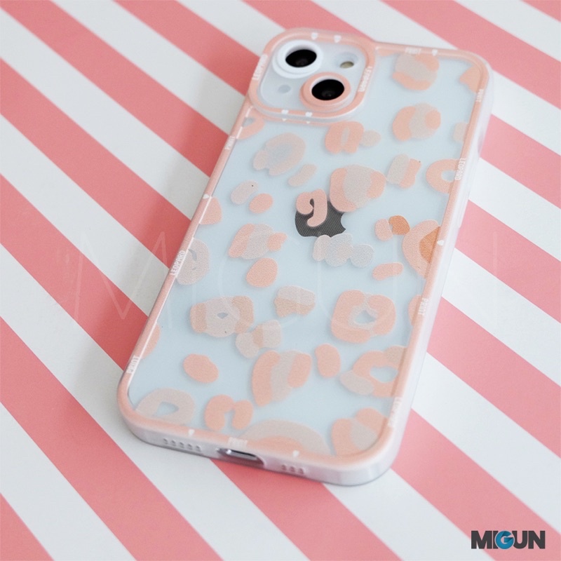 New! Pink Leopard - Softcase full cover for iPhone 11 12 13 PRO PROMAX XSMAX XR X XS 7 8 SE2020 7+ 8+