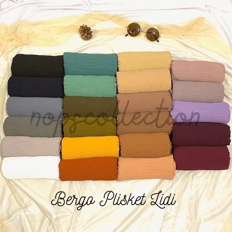 NC - Bergo Plisket Padi/Bergo Plisket Lidi/Bergo Instan