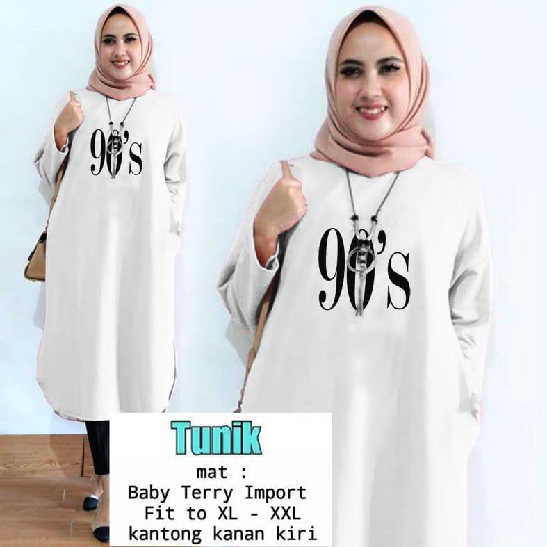 TUNIK 90 S / TUNIK MAMACHI / TUNIK POLOS/ TUNIK CEWEK / TUNIK PANJANG / TUNIK MOTE / TUNIK MUSLI