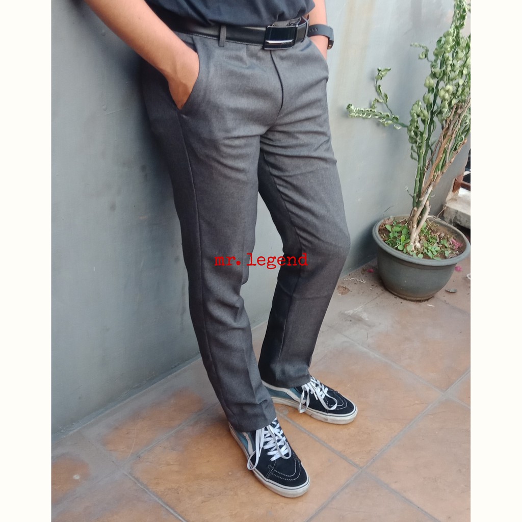 Mr. Legend celana formal pria slimfit | celana kantor pria slimfit | celana kerja pria | celana bahan pria slimfit