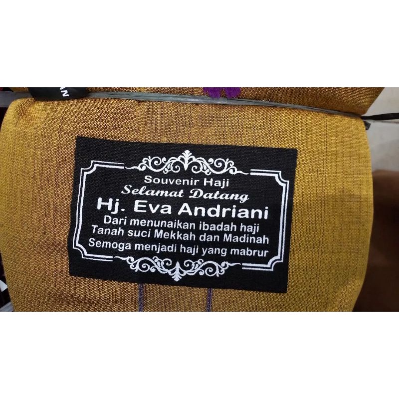 COD Jasa Sablon Sajadah Mengenang Haul Cetak Travel Traveling Tips Murah Grosiran