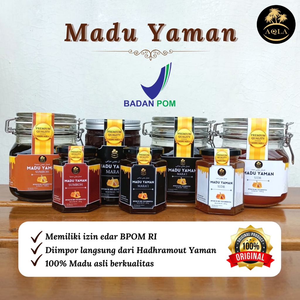 MADU ASLI MADU YAMAN SUMROH BPOM / MADU SUMROH PREMIUM