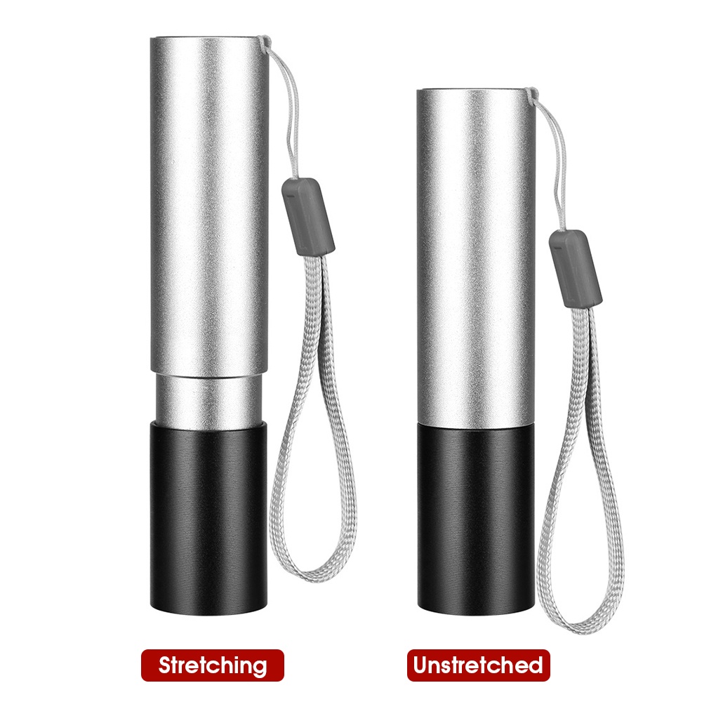 Lampu Senter Led Mini Portable Super Terang Jarak Jauh Flashlight Usb Rechargeable Untuk Outdoor COD