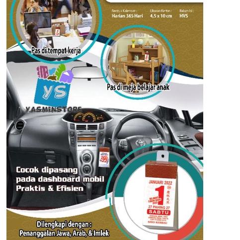 

[VIP] Kalender Harian Mini 2022 Tanggalan Jawa Arab Cina !!