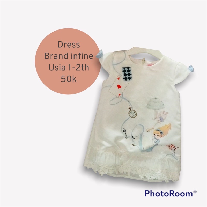 Preloved dress alice in wonderland anak perempuan infine