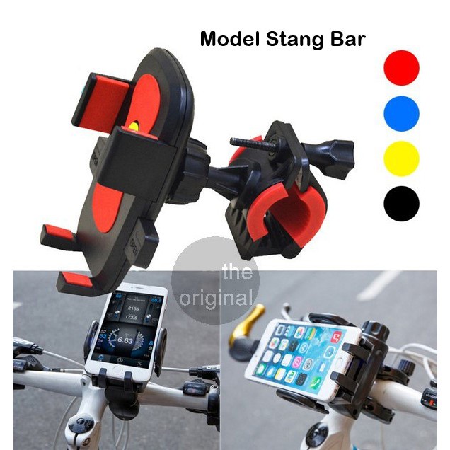 Holder HP sepeda , Holder hp Motor , holder hp stang , holder sepeda smartphone 360