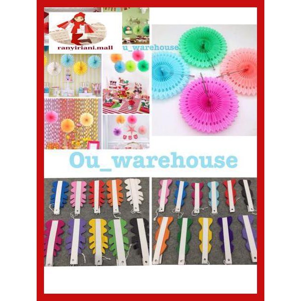 

E343Te6- Paper Fan - Kipas Kertas - Kertas Krep Kipas- Dekorasi Pesta Paper Fan Yuiu9O-