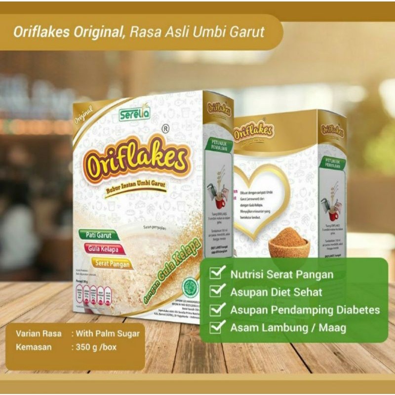 Oriflakes Original Oatmeal Sereal Outmeal Diet Tepung Umbi Pati Garut Obat Asam Lambung Herbal Ampuh Makanan Diet Rendah Kalori