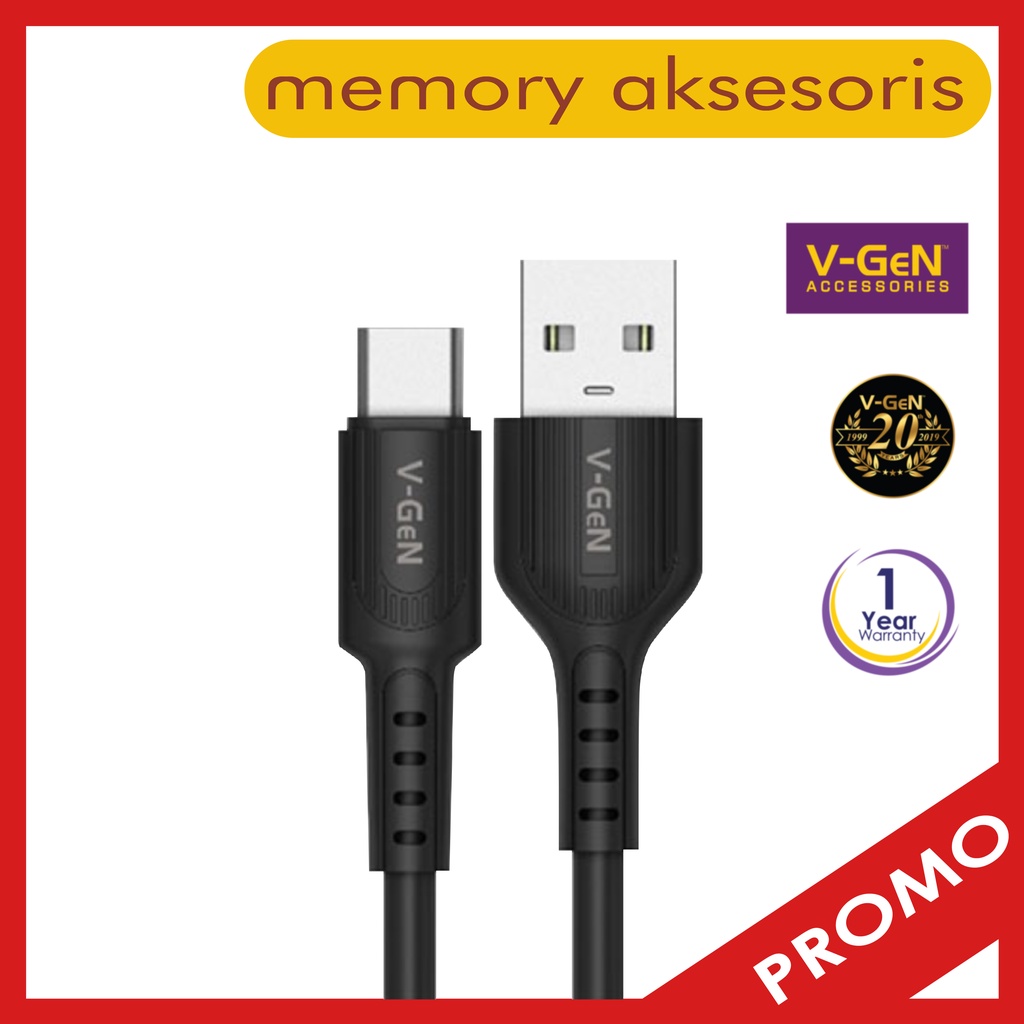Kabel Type C V-GeN VCB-23 3A 1 Meter Fast Charging