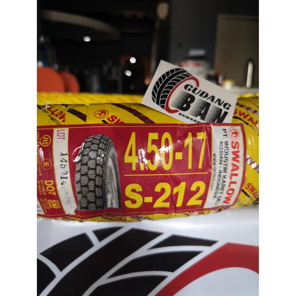 Swallow 450 4.50 - 17 S 212 Wiro Ban Motor Classic Japstyle NEW