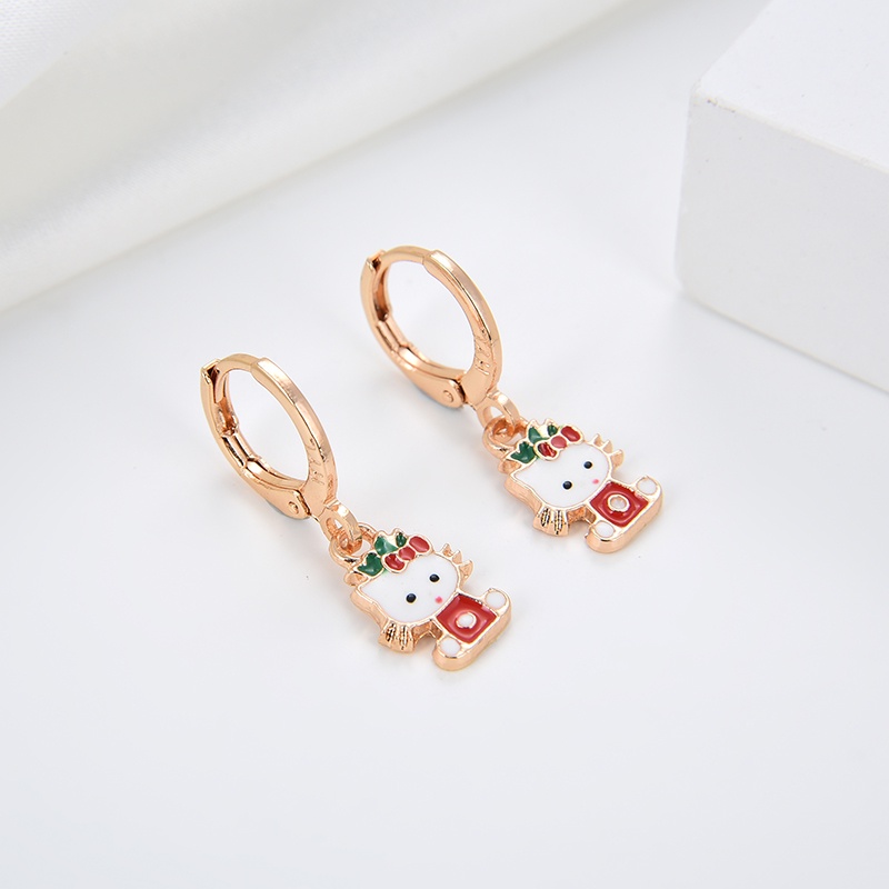 anting titanium anak emas asli muda wanita korea anti karat karat panjang selamanya korea dewasa bunga style korean style tusuk 11e