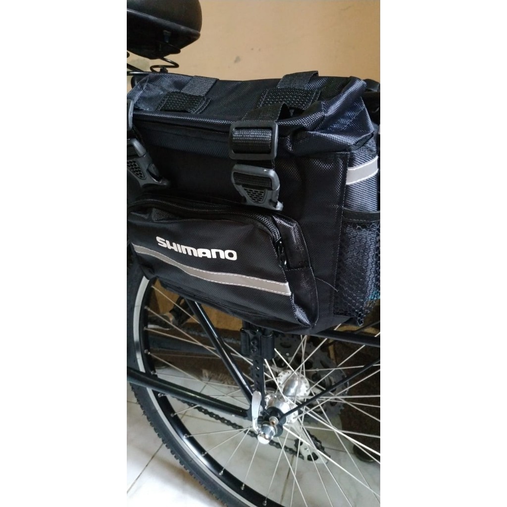 Tas sepeda tas Panier tas Bagasi belakang sepeda gunung sepeda lipat