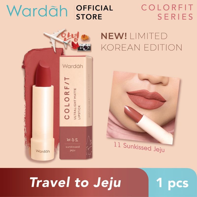 Wardah lipstik colorfix series new limited Korean edition