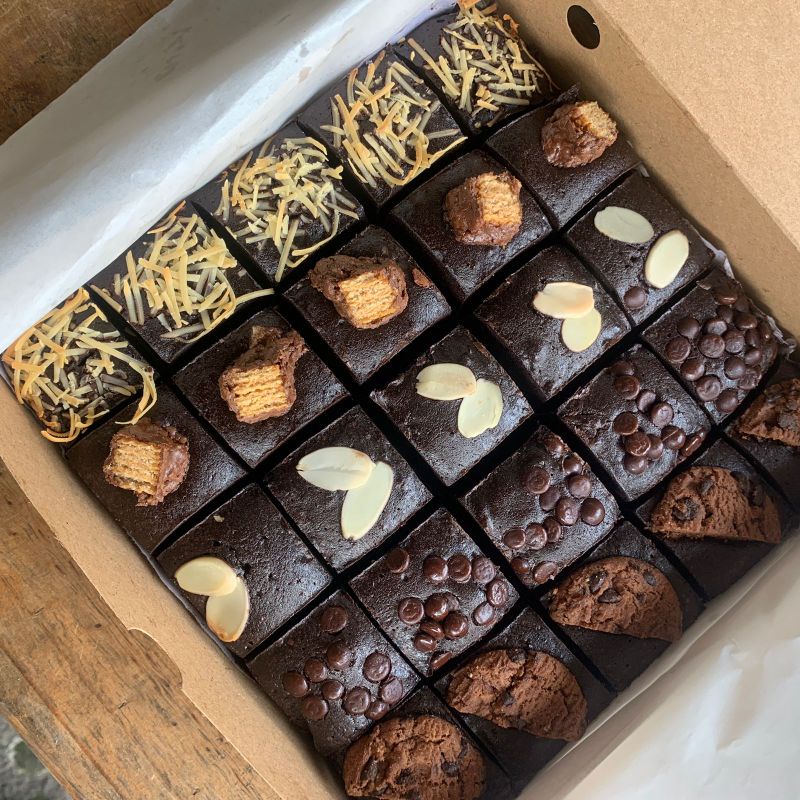 

Brownies Sekat/Brownies Panggang/Brownies Chewy