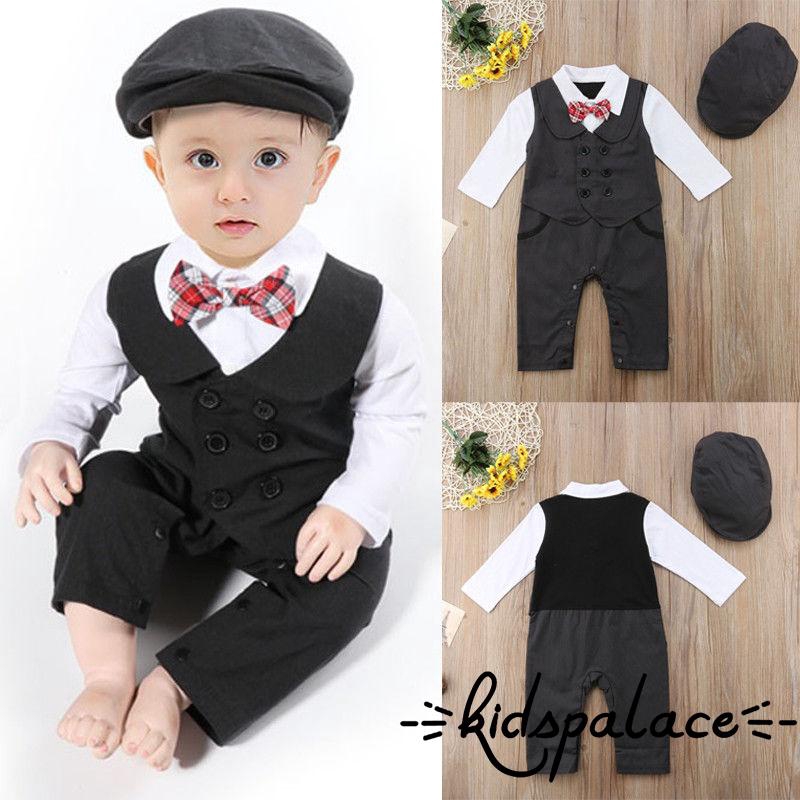 baby boy gentleman romper