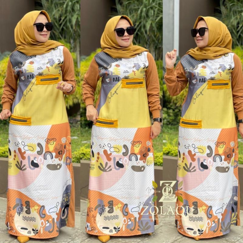 gamis zolaqu printing