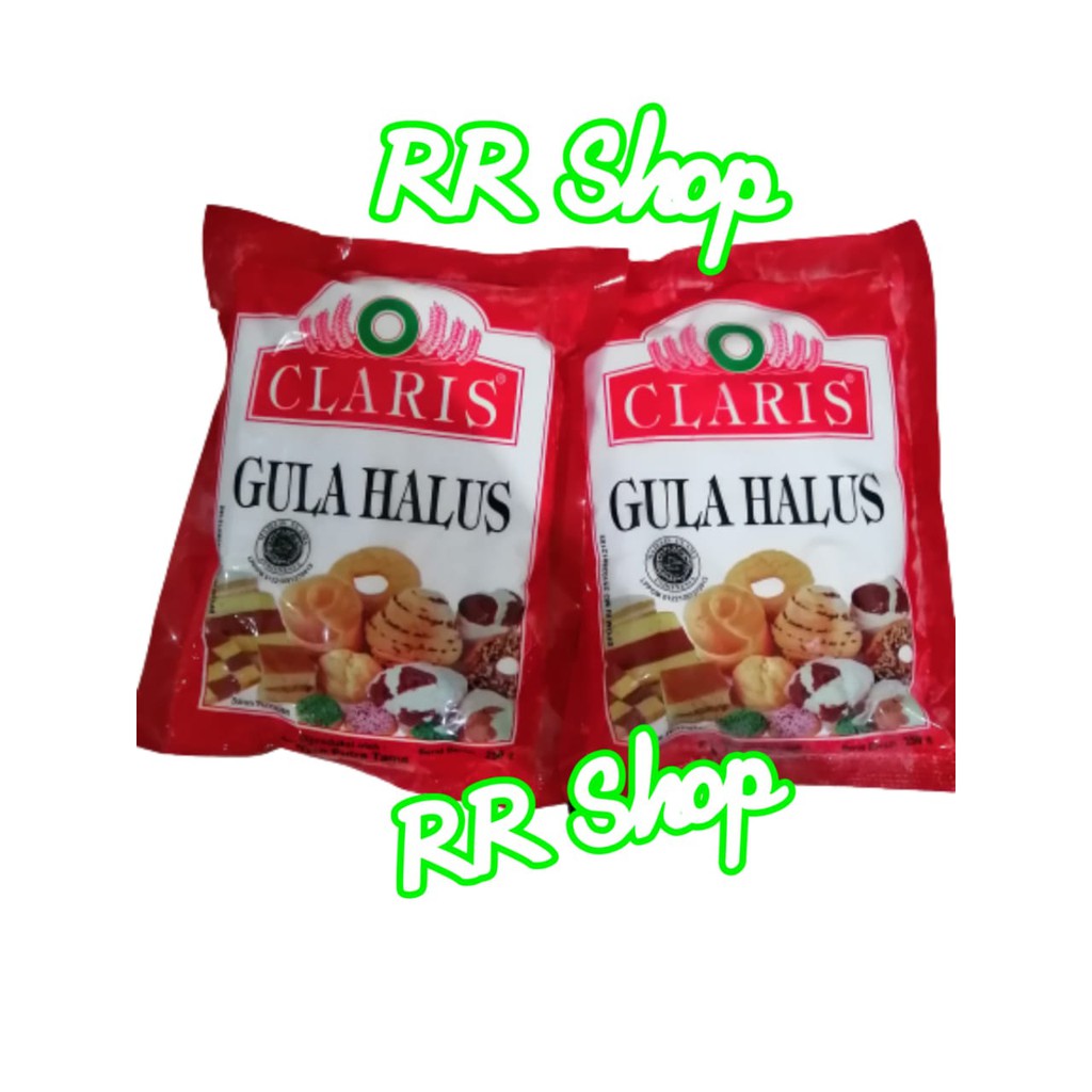 Gula Halus Claris 250 gr Tepung Gula Bubuk