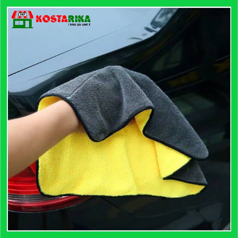 Kain Lap Mobil Microfiber Lembut Tebal Anti Lecet Serbaguna