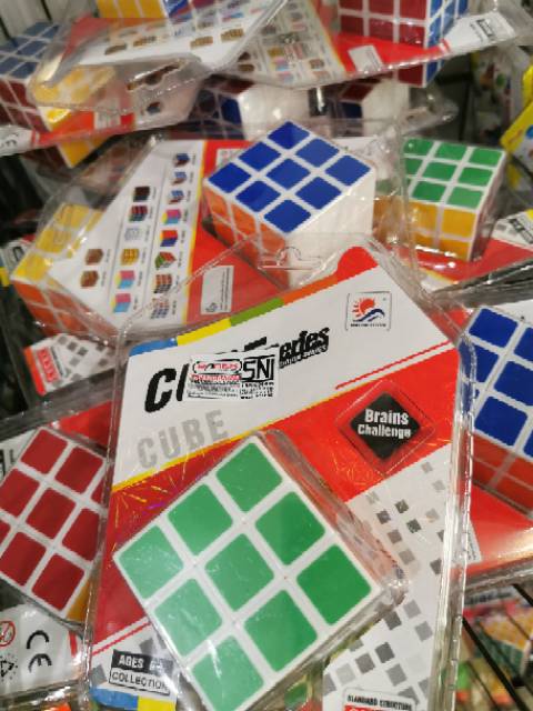 Rubik kotak 3x3 murah bagus lancar puzzle