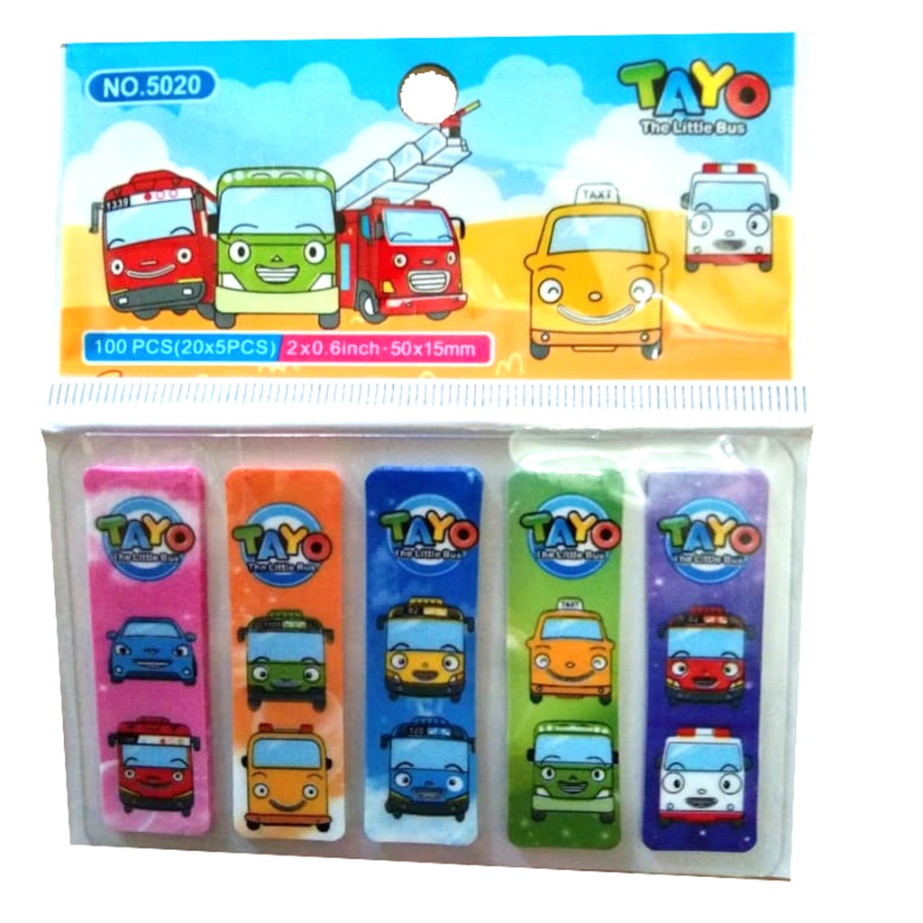 

sticky note pembatas buku karakter random 100pcs