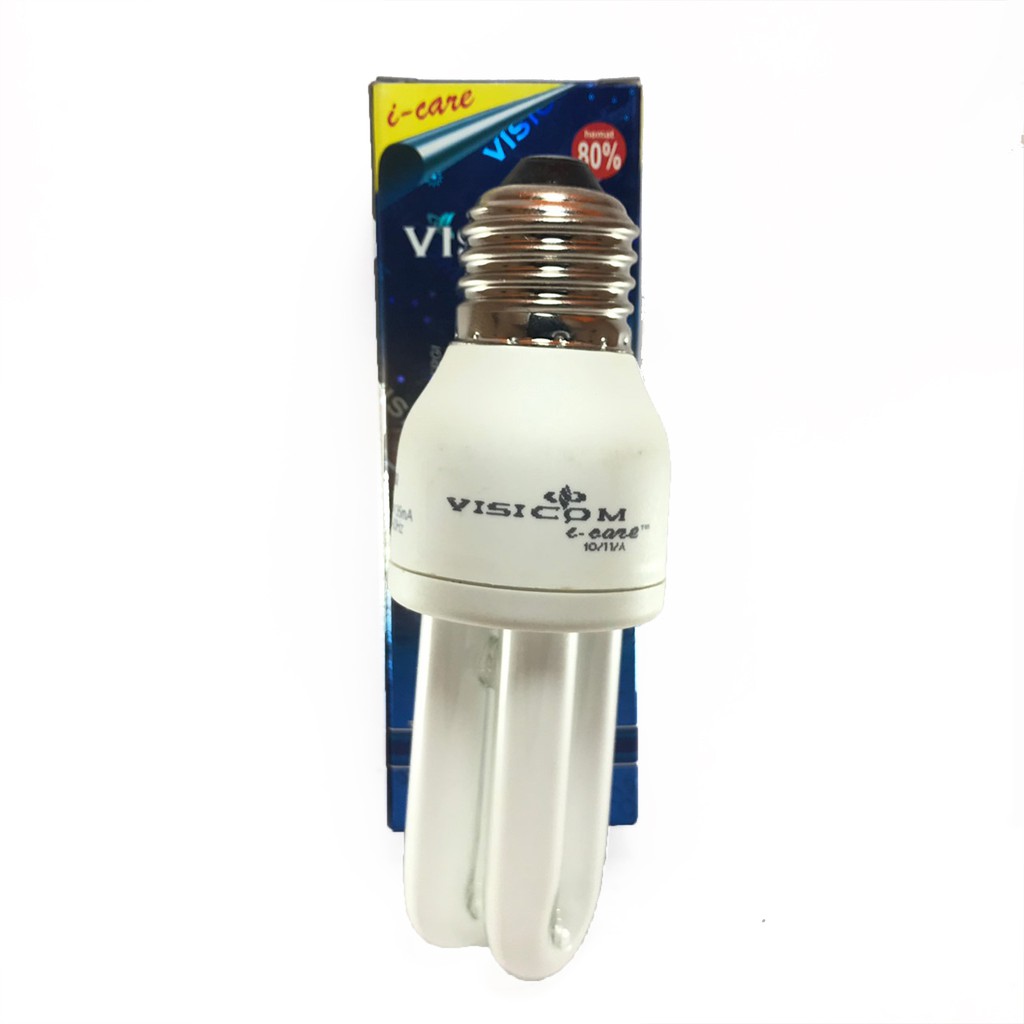 Lampu PLC VISICOM murah  5W watt setara 25 WATT PUTIH grosir lamp light i-care