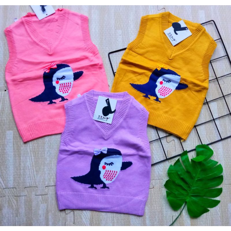 ROMPI RAJUT VEST RAJUT ANAK CEWEK IMPORT PREMIUM 0-5 TAHUN / VEST RAJUT ANAK PEREMPUAN IMPORT