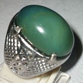 cincin batu akik pancawarna hijau Garut natural original(083)