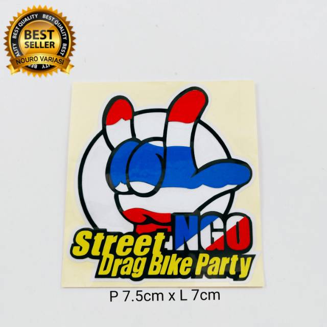 STIKER CUTTING STICKER THAILAND STREET DRAG PARTY NGO KUALITAS TERBAIK TER MURAH