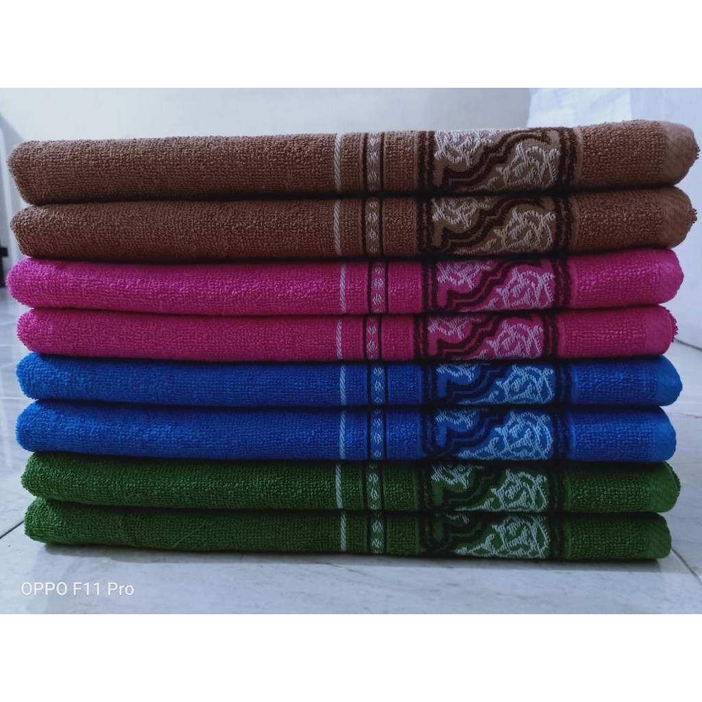 RAISHACOLLECTION Handuk Mandi Cannon Polos Import Jumbo Dewasa 70 x 135 cm Murah