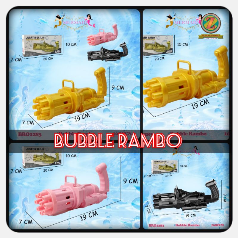 [ ADS ] MERMAID BUBBLE RAMBO - Mainan Gelembung Air - Mainan Anak Unik - Mainan Air Busa Gelembung