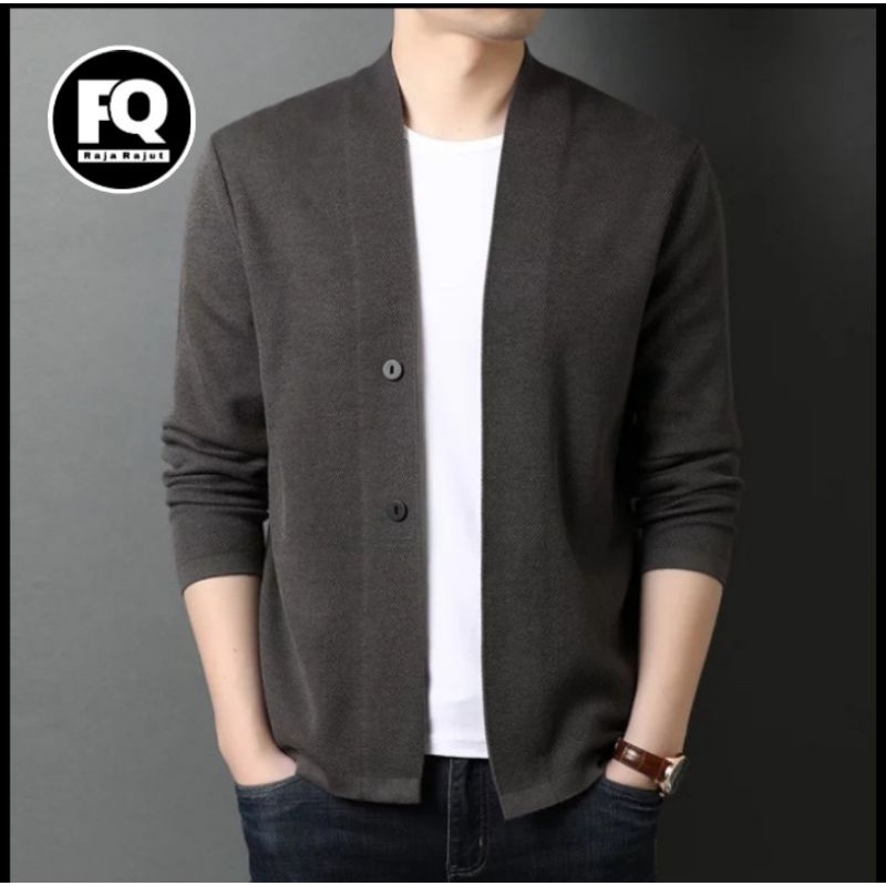 sweater rajut blazer kardigan pria kualitas premium