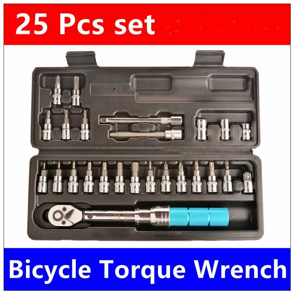 MXITA Kunci Pas Torque Wrench Two-way Spanner 2-15nm 25PCS DB20106600