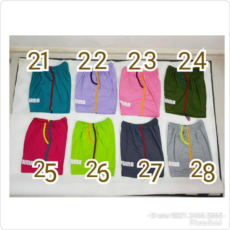 Shorts / celana pendek kaos