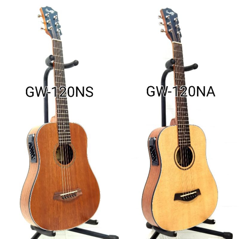 Gitar akustik elektrik 3/4 cowboy GW-120NS GW 120 NS original pabrikan